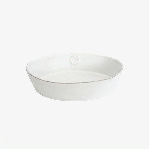 코스타노바 노바 타원 오븐접시 30cm, 화이트, 1개