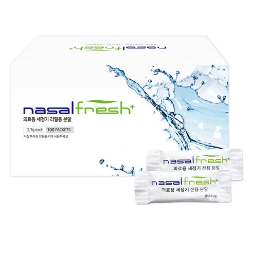 나잘후레쉬 플러스 세정기 분말 100p, 1개
