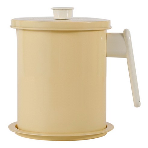 아메리칸로드 파스텔 음식물 쓰레기통 1.7L RK1835, 크림옐로우