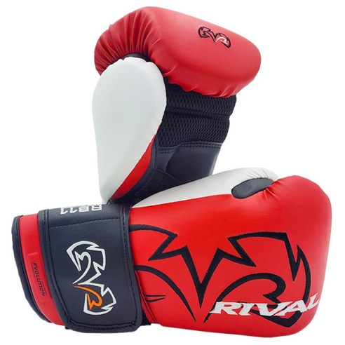 라이벌 복싱글러브 양손세트 RB11, 레드, 1개