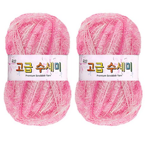 yarna 고급 수세미 나염 뜨개실 80g, 2개, 215