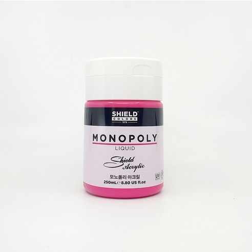 쉴드 모노폴리 아크릴물감 668 Fluorescent Rose, 1색, 250ml