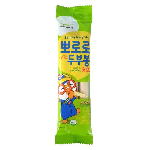 풀무원 아동용 뽀로로 키즈 두부봉 치즈 3p, 84g, 1개