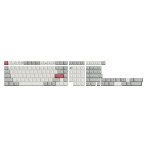 키크론 더블샷 OSA 프로파일 PBT 키캡 세트 141키, 일반형, 레트로, PBT-52-EN