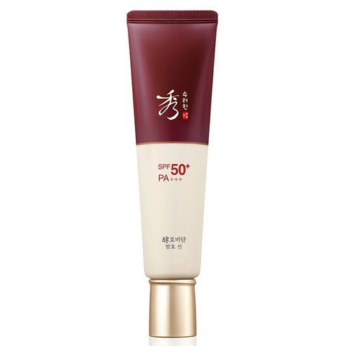 수려한 효비담 발효 선크림, 50ml, 1개