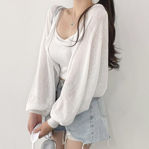 세련되고 실용적인 여성용 위드후이린 볼레로 가디건