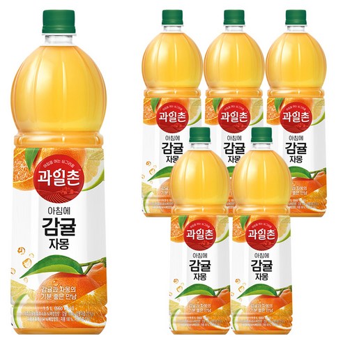 해태 과일촌 아침에 감귤자몽, 51개, 2L