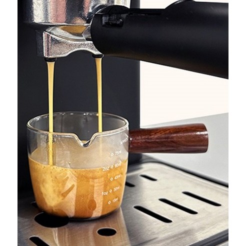 카페리아 자단나무 손잡이 계량 눈금 샷글라스: 완벽한 커피와 칵테일 즐거움을 위한 필수품