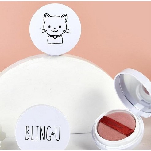 셀프천사 미니 DIY 비비 쿠션 케이스 5g, 화이트 무지, 1개