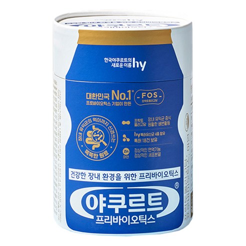 야쿠르트 에치와이 프리바이오틱스 30p, 120g, 1개