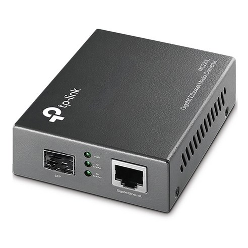 티피링크 기가비트 SFP 미디어 컨버터, 블랙, 1개, 94.5mm