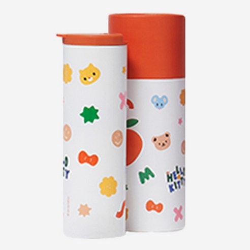 데이니즈 산리오 캐릭터즈 스텐 텀블러, 헬로키티, 450ml, 1개