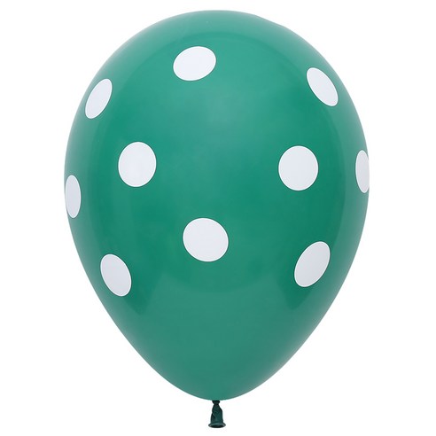 셈퍼텍스 도트 풍선 30cm, 포레스트그린, 20개
