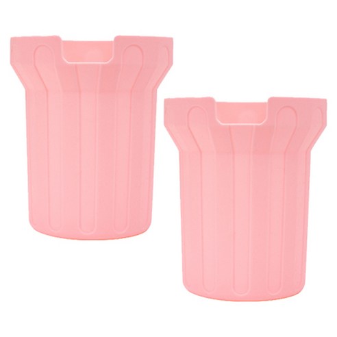 블럭마트 텀블러 바닥보호 실리콘커버 900ml, 핑크, 2개