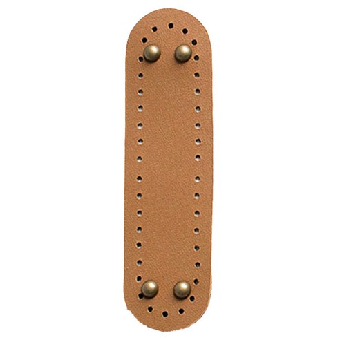 yarna 가죽 바닥 소꼬발 18.5 x 5 cm, 카멜, 1개, 카멜