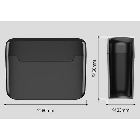 조이트론 스마트폰 C타입 노이즈캔슬링 무선 핀마이크 듀얼, WM70 Dual, 블랙