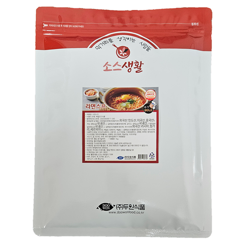 두원식품 라면스프, 1kg, 1개
