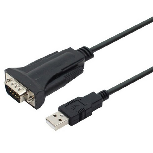 엠비에프 USB2.0 To RS232 시리얼 컨버터 케이블 1.8m, 1개, MBF-RS232