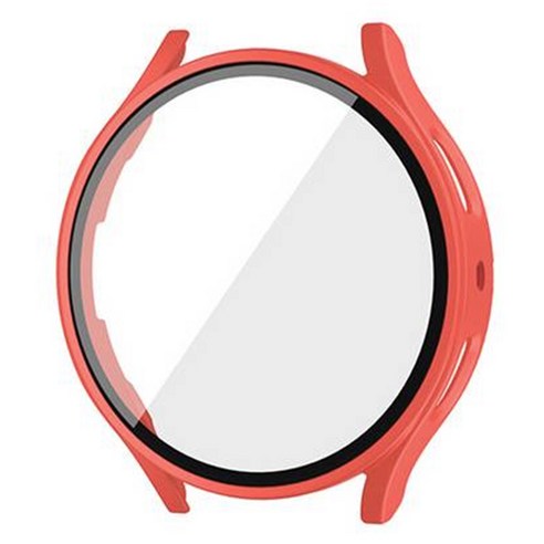 아이엠판다 갤럭시워치 액정보호 하드 풀커버 케이스 40mm, 레드
