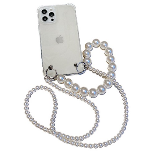 스마트하고 스타일리시한 액세서리: 베리넷 진주 체인 스트랩 휴대폰 케이스