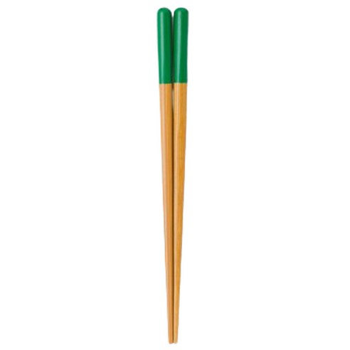 야마치쿠 유아용 강코 키즈 대나무 젓가락 18cm, 그린, 단품, 1개