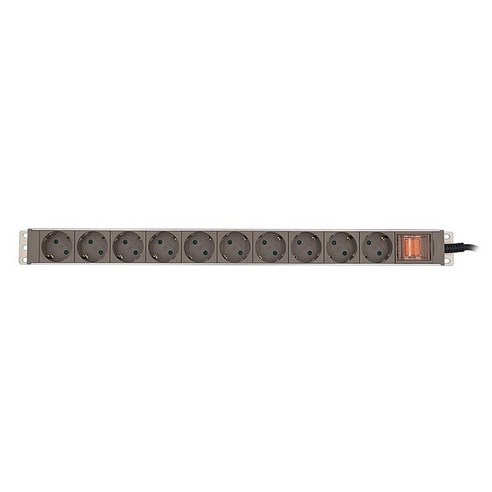 고용량 알루미늄 멀티탭 10구 AL-SW-16A4, 2.5m, 회색, 1개