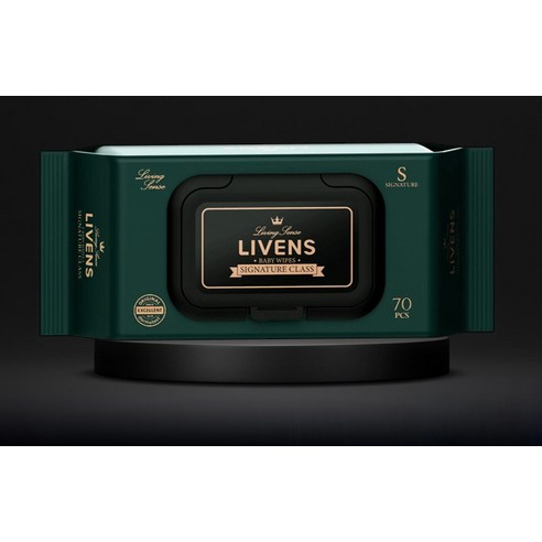 리벤스 시그니처 엠보싱 물티슈: 부드럽고 저자극적인 피부 관리에 필수품