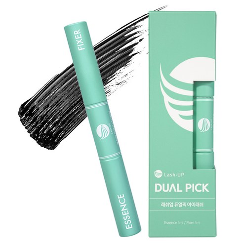 래쉬업 듀얼픽 아이래쉬 블랙픽서 5ml + 에센스 5ml 세트, 10ml, 1개