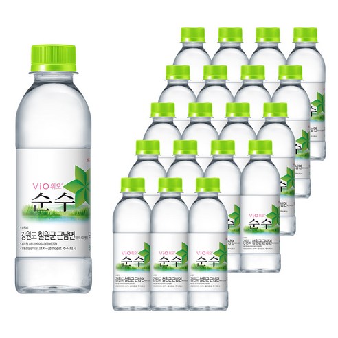 휘오 순수 생수, 300ml, 20개