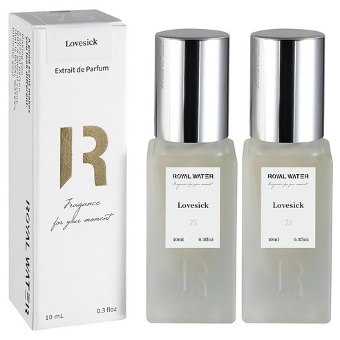 로얄워터 엑스트레 러브식 오 드 퍼퓸, 10ml, 2개
