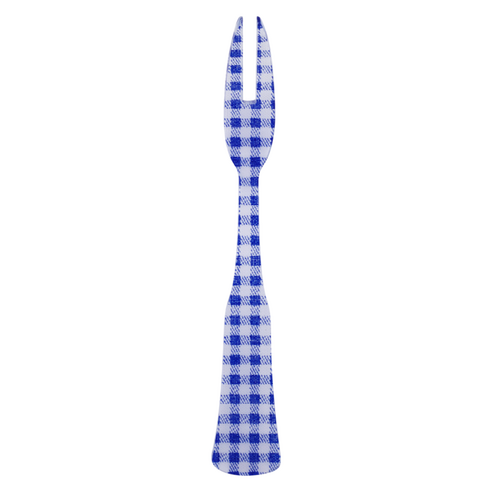 사브르 챰 체크 칵테일포크, Blue, 1개