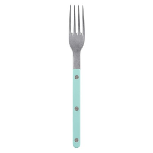 사브르 비스트로 빈티지 파스텔 디너 포크, 파스텔그린, 1개