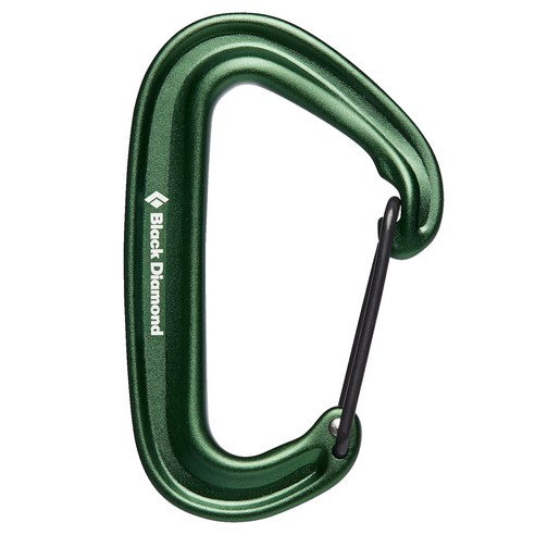 블랙다이아몬드 미니와이어 카라비너, Green, 1개