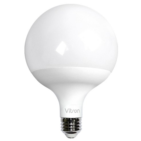 비츠온 LED 볼전구 15W 롱타입, 1개, 주백색