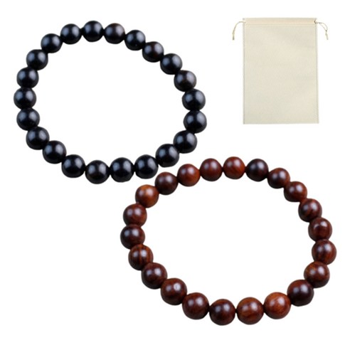 소원 성취와 행운을 기원하는 향나무 염주 팔찌: 론조모니의 특별한 선물 불교팔찌