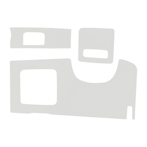 메이튼 더 뉴 쏘렌토 MQ4 페이스 리프트 순정 컬러 핸들하단 커버 세트 SC, 라이트그레이(C570-32)