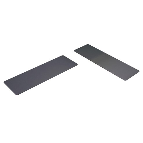 가쯔 빨아쓰는 소프트 미끄럼방지 규조토 욕실 발매트 120 x 40 cm 2p, 블랙