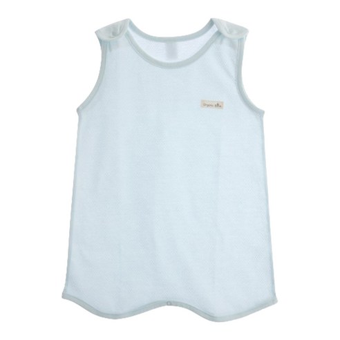 여름밤, 우리 아이 꿀잠을 위한 선택: 오가닉붐 유아용 매쉬 자카드 여름 수면 조끼 아기여름수면조끼