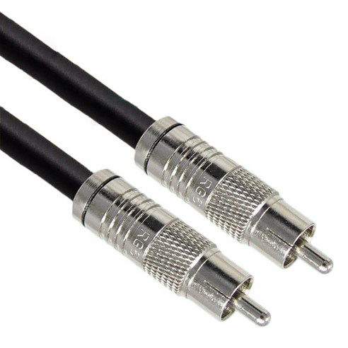 마하링크 국산 고급형 RCA 5C 동축 케이블 블랙, MLZ-CC150 (15m), 1개