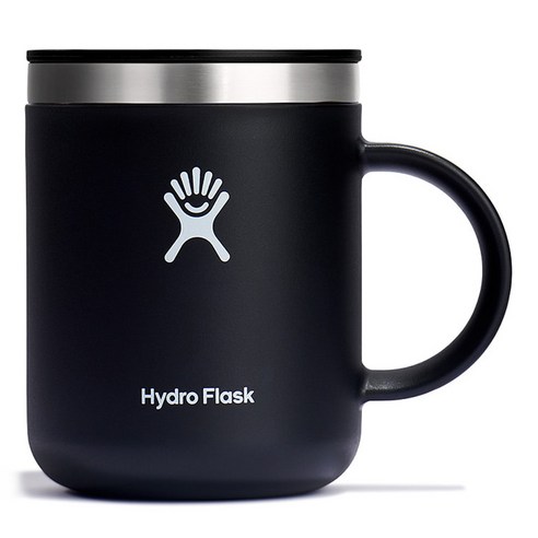 하이드로 플라스크 12온즈 머그컵 355ml, 블랙, 1개