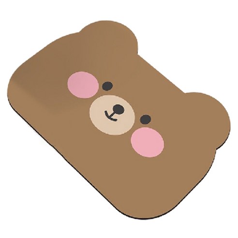피어니스트 캐릭터 규조토 발매트 40 x 60 cm, 02 귀여운곰돌이
