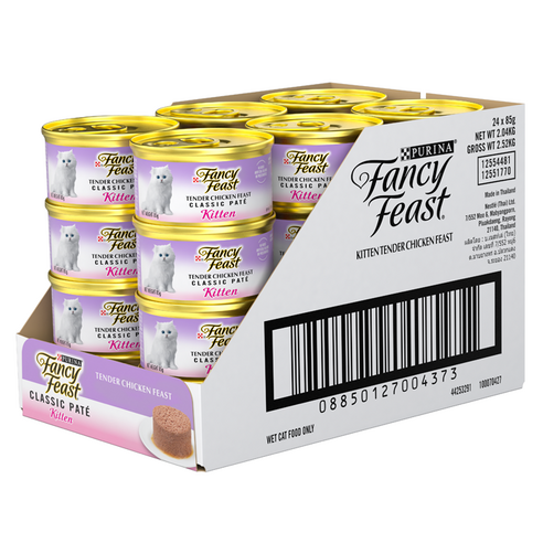 팬시피스트 고양이 키튼 치킨 습식사료, 닭, 85g, 24개