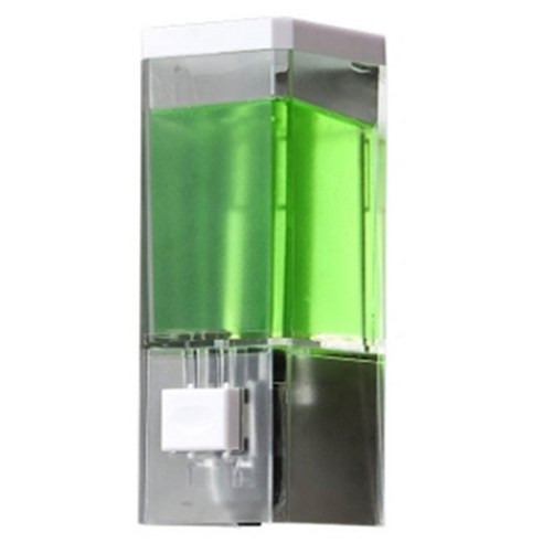 무타공 욕실 디스펜서 250ml, 투명, 1개