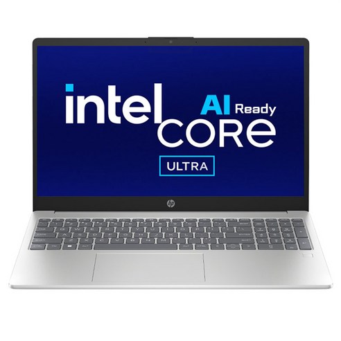 HP 2024 자비스 AI 노트북 15 코어Ultra7 인텔 14세대, Natural Silver, 512GB, 32GB, Free DOS, 15-fd1028TU