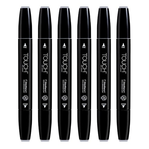 터치 신한 트윈마카 COOL GREY CG3, 1색, 6개
