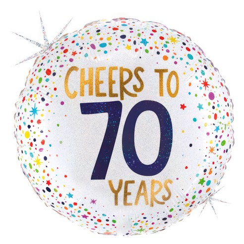 그라보벌룬 은박풍선, Cheers 70살 생일, 2개