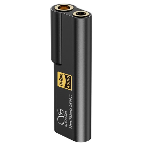 샨링 UA2 Plus 포터블 USB DAC AMP, 단일상품(블랙)