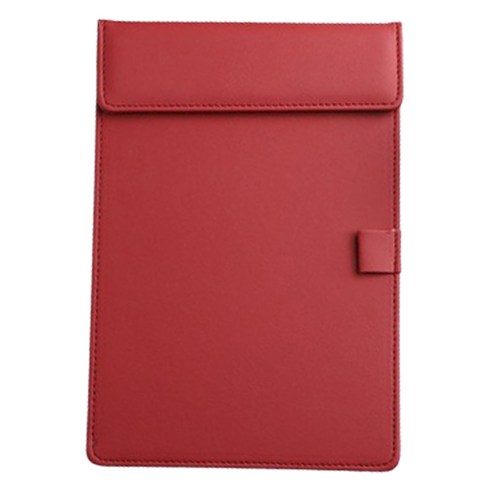 알로데 문서 폴더 패드 마그네틱 클립보드 18 x 26.5 cm, A04 레드, 1개