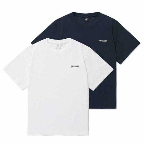커버낫 우먼 에센셜 티셔츠 2종 세트