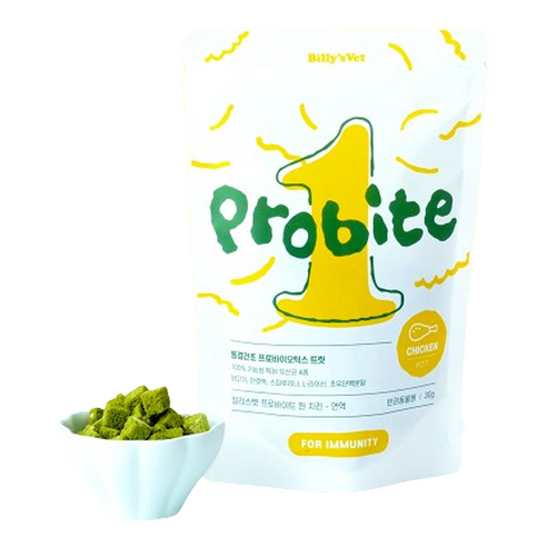 빌리스벳 반려동물 프로바이트 영양제, 면역/항산화, 30g, 1개